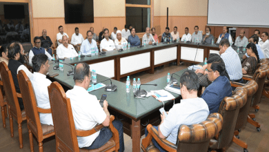 तेलंगाना निजी कॉलेजों के छात्रों और शिक्षकों का प्रदर्शन