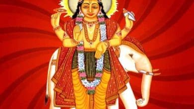 दीपावली पर उच्च बृहस्पति के योग में लक्ष्मी पूजन का चित्र