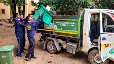 नवोदय विद्यालय, गच्ची बावली में चलाया गया सफाई अभियान