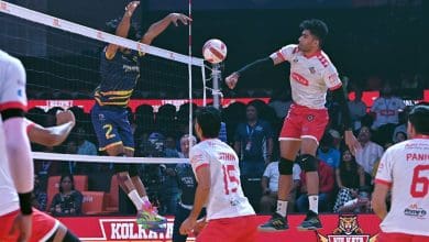 कोलकाता ठंडर बोल्ट्स ने कोच्ची ब्लू स्पाइकर्स को हराया