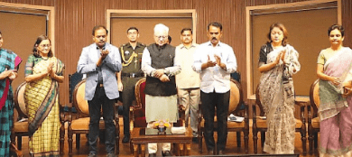 तेलंगाना-पूर्वोत्तर भारत टेक्नो-कल्चरल महोत्सव का दृश्य