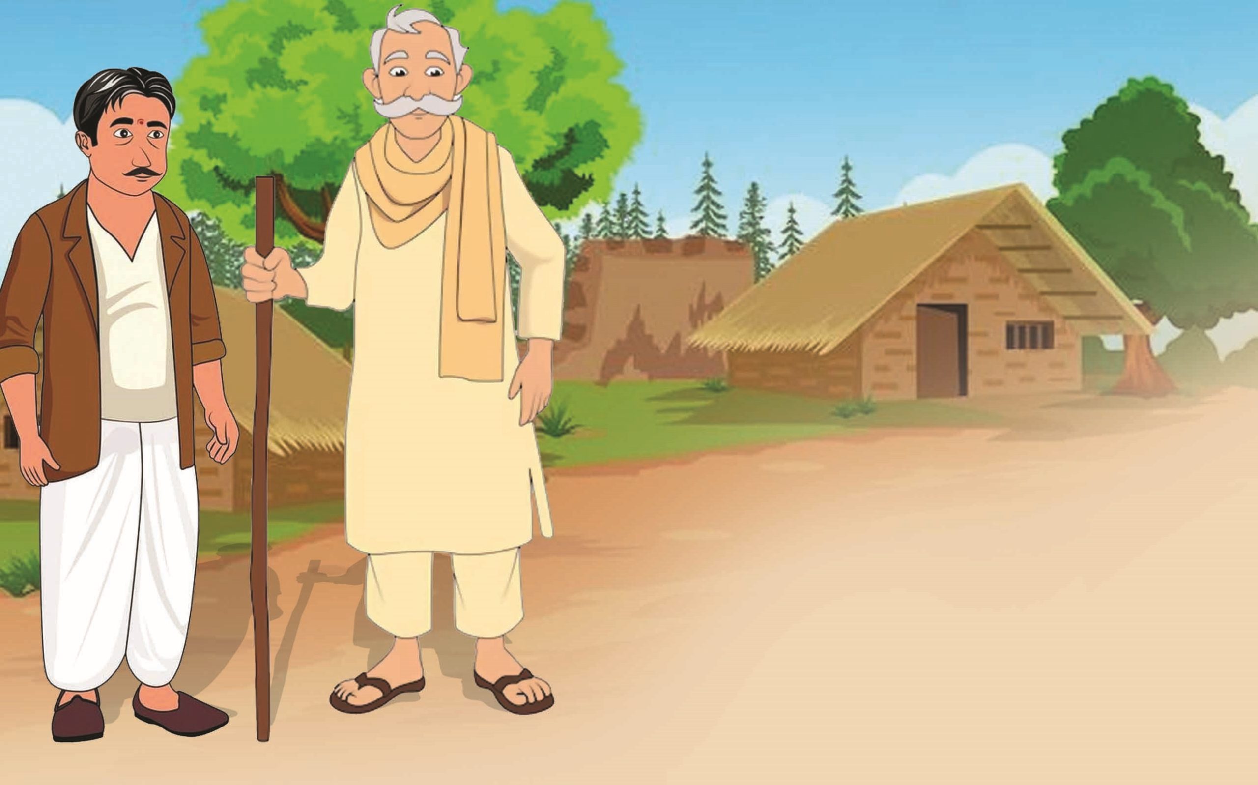 गांव के वृद्ध सरपंच ने दिया क्रोध न करने का उपदेश