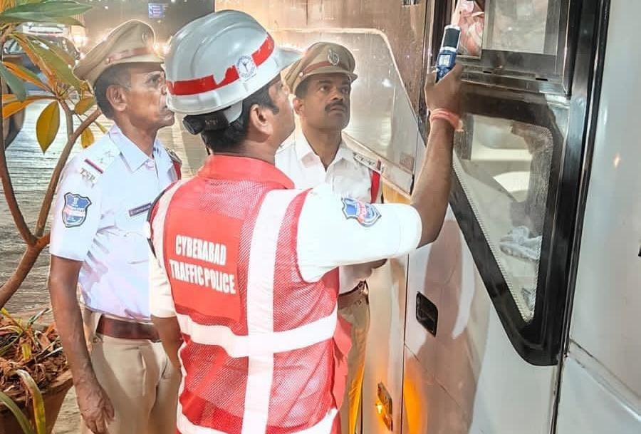 साइबराबाद पुलिस ने 424 ड्रंक-ड्राइव मामलों में कार्रवाई की