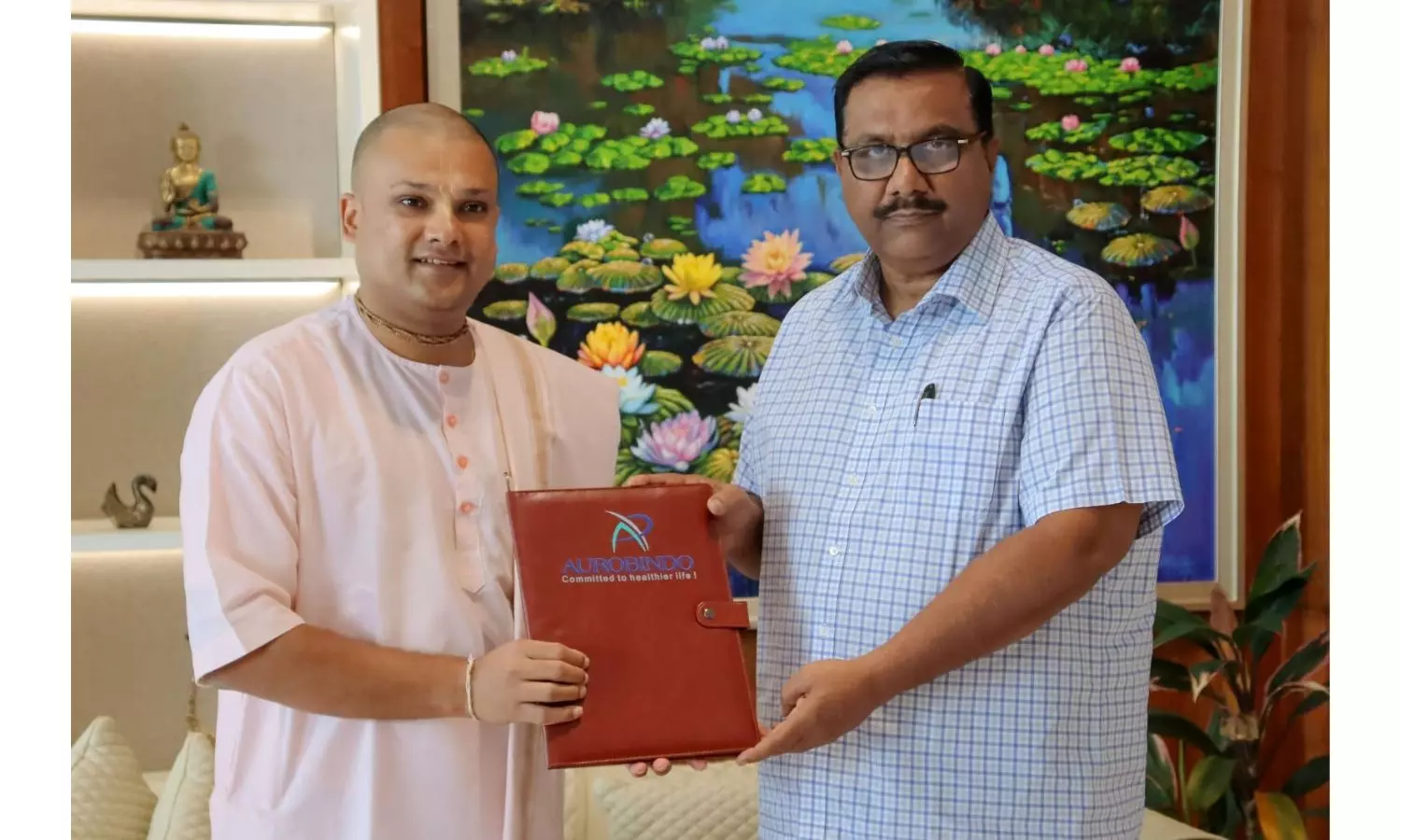 अरबिंदो फार्मा फाउंडेशन ने गरुड़ भवन निर्माण हेतु 2 करोड़ दान किए