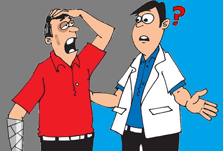 मरीज और डॉक्टर की मजेदार बातचीत