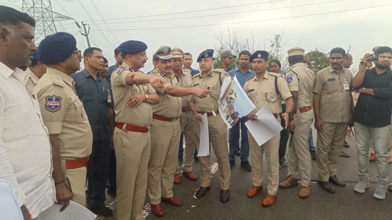 डीजीपी शिवधर रेड्डी ने मिर्जागुड़ा हादसे का जायजा लिया