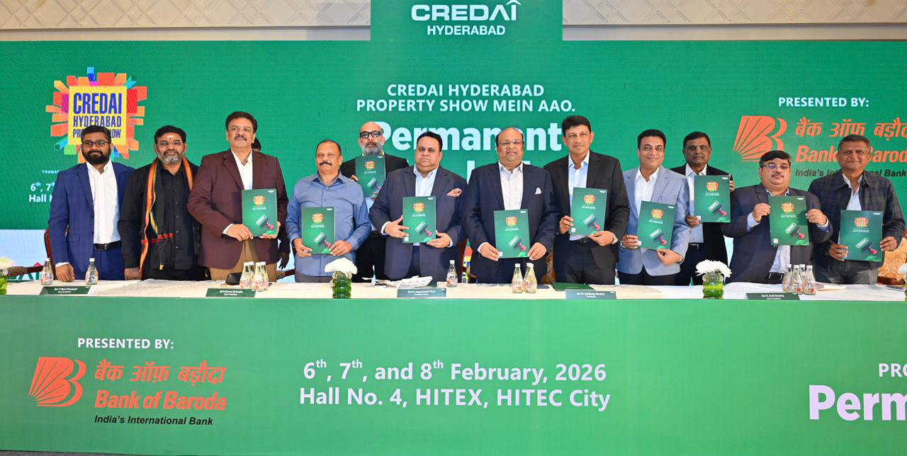 हैदराबाद क्रेडाई प्रॉपर्टी शो-2026 का उद्घाटन समारोह
