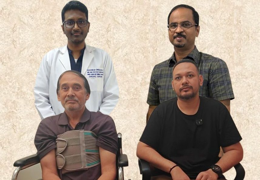 केयर हॉस्पिटल्स में कार्डियक सर्जरी का दृश्य