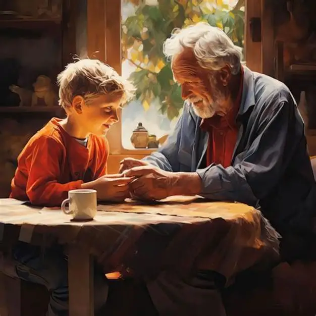 घर में उपेक्षित दादा जी और पोते का दर्द भरा सवाल