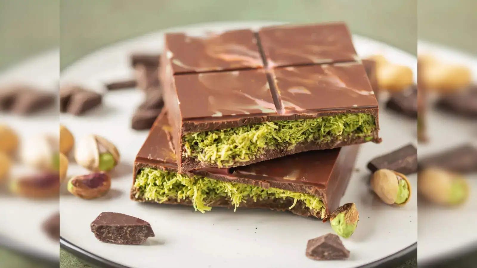 कुनाफा पिस्ता चॉकलेट