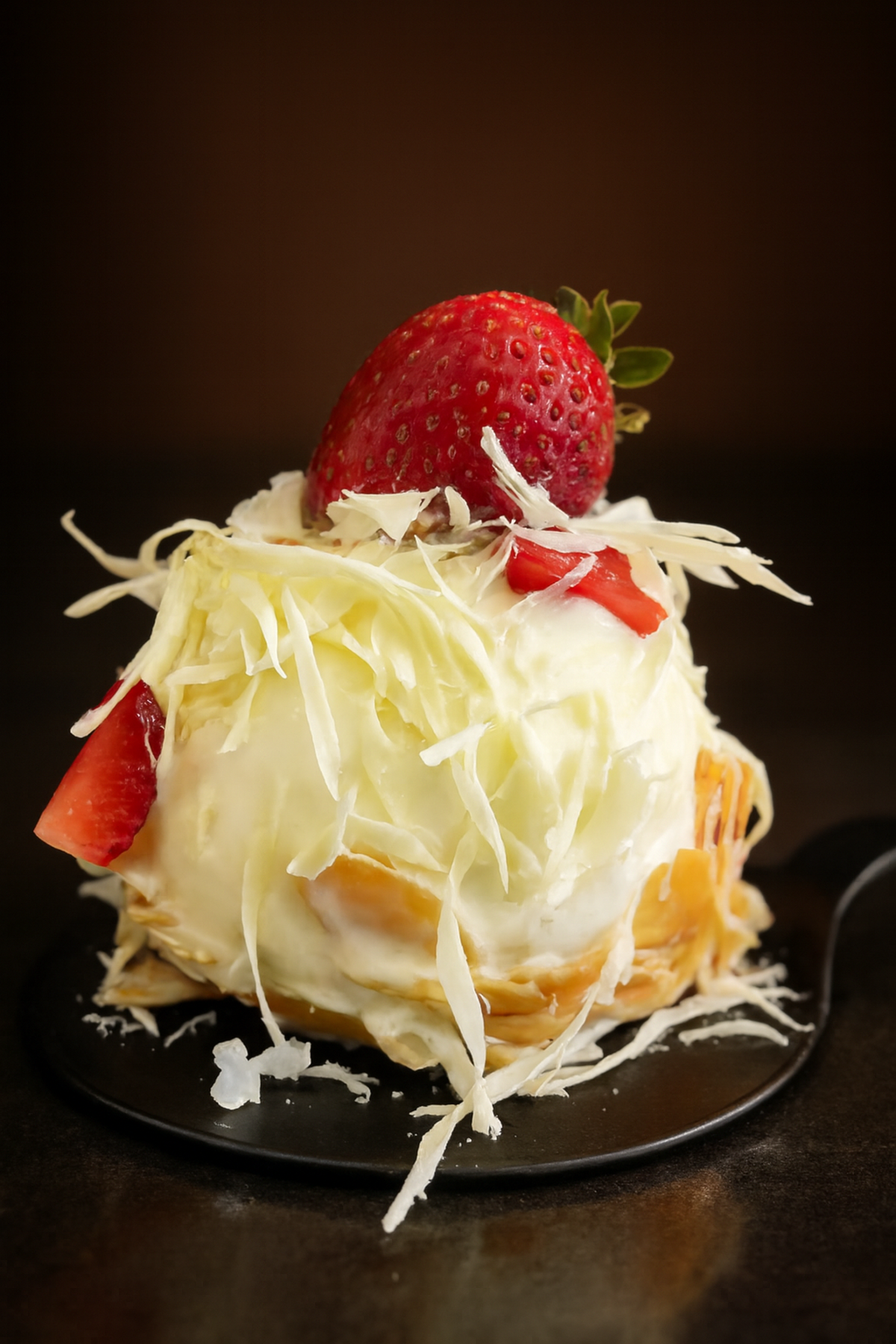 स्ट्रॉबेरी ब्लांक वेल्वेट डोम