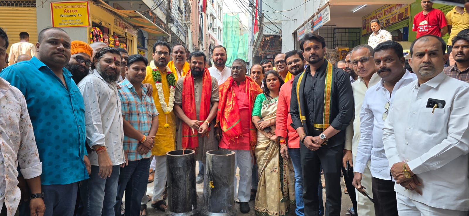 गोशामहल में 15 लाख की लागत से सीवरेज लाइन का काम