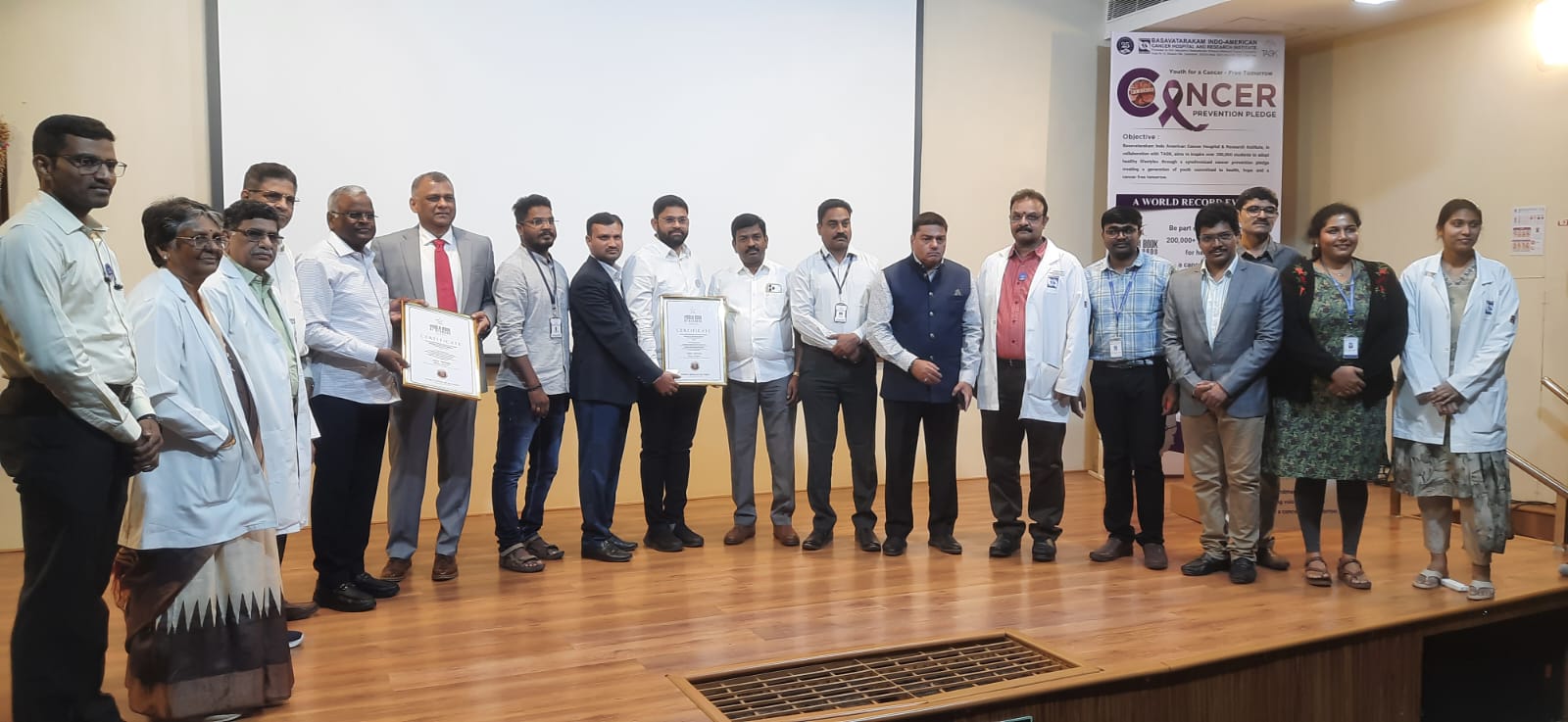 तेलंगाना में कैंसर रोकथाम शपथ कार्यक्रम