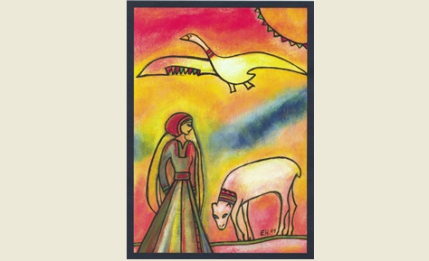 क़र्ज़ और कर्म के संतुलन को दर्शाता प्रतीकात्मक चित्र