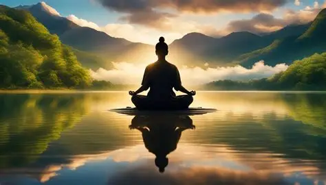 नकारात्मकता से बचाव का प्रतीकात्मक आध्यात्मिक चित्र