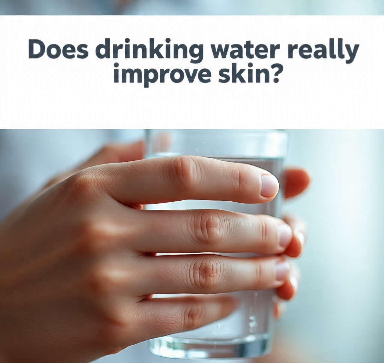 पानी और त्वचा का वैज्ञानिक संबंध