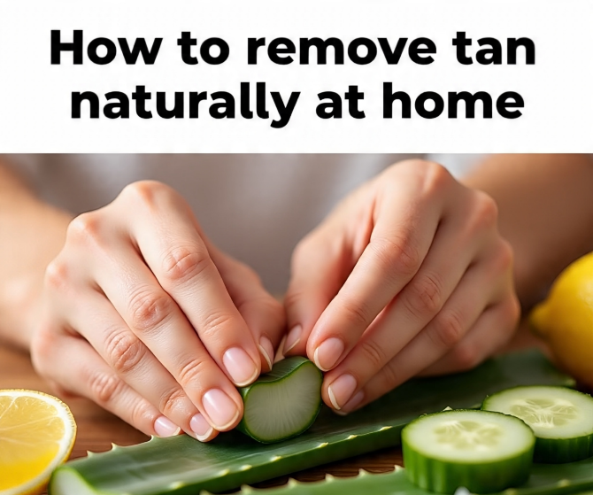 टैन हटाने के लिए सबसे असरदार प्राकृतिक नुस्खे