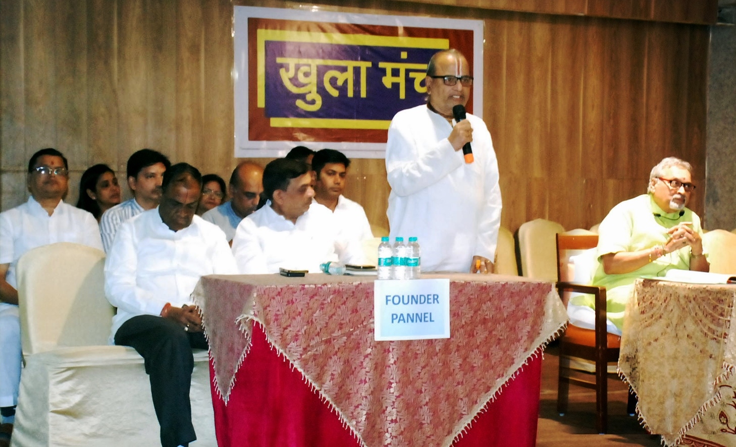 महेश बैंक चुनाव में फाउंडर पैनल का खुला मंच कार्यक्रम