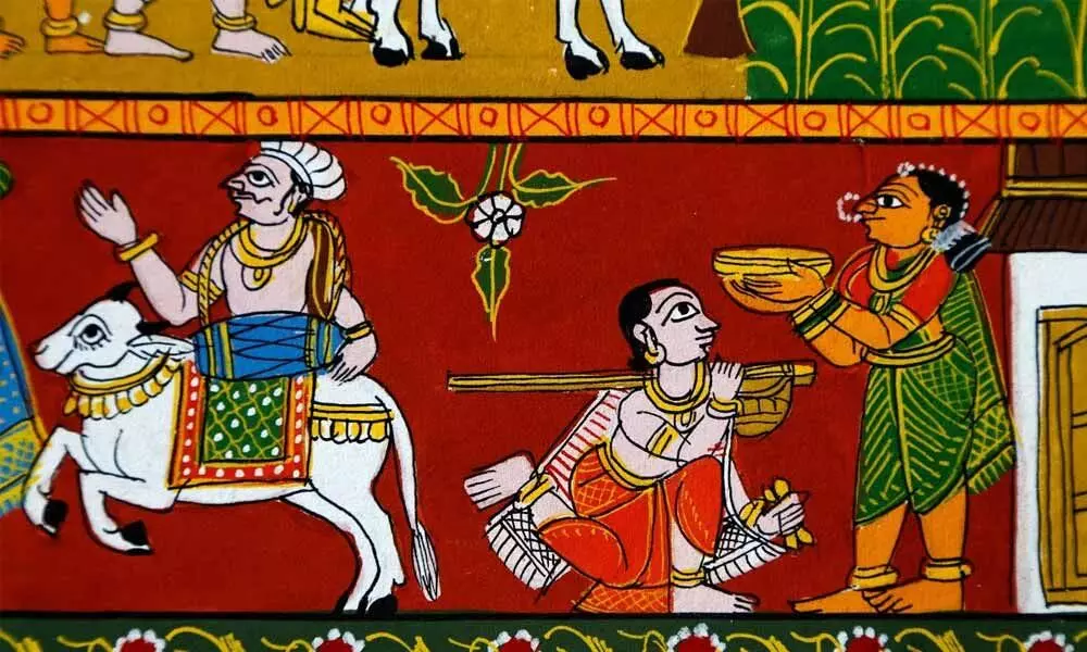 चेरियाल स्क्रॉल पेंटिंग (Cheriyal Scroll Paintings)