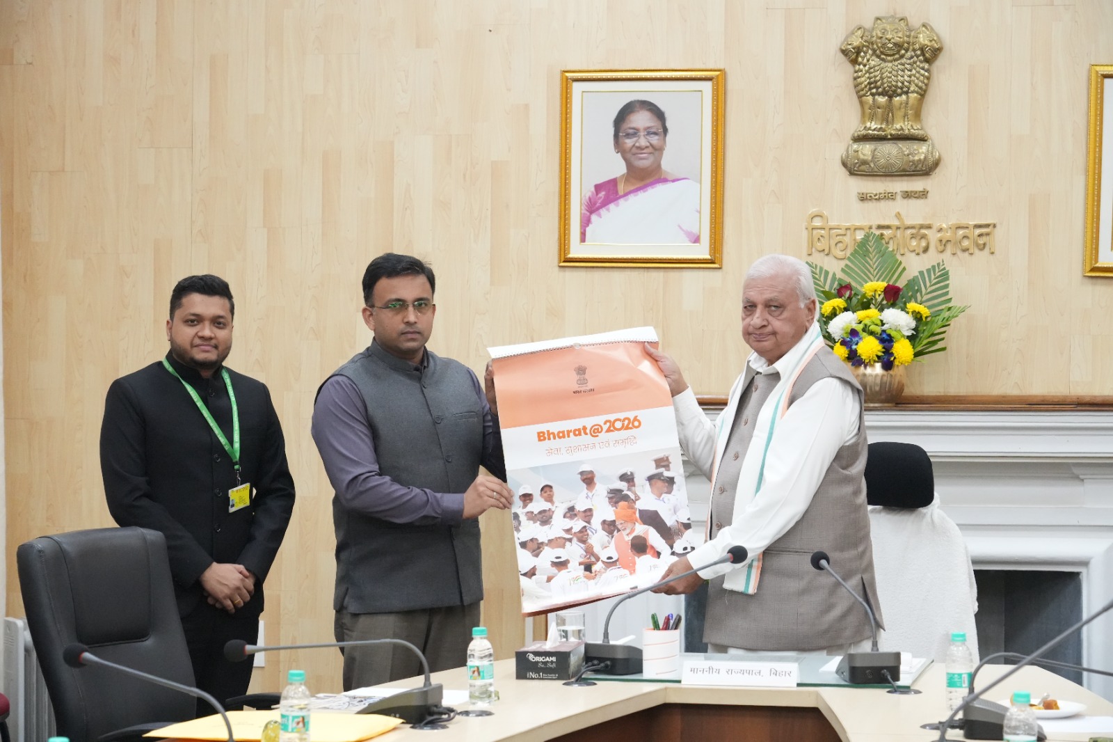 राज्यपाल आरिफ मोहम्मद खान बिहार की विकास यात्रा पर बयान देते हुए