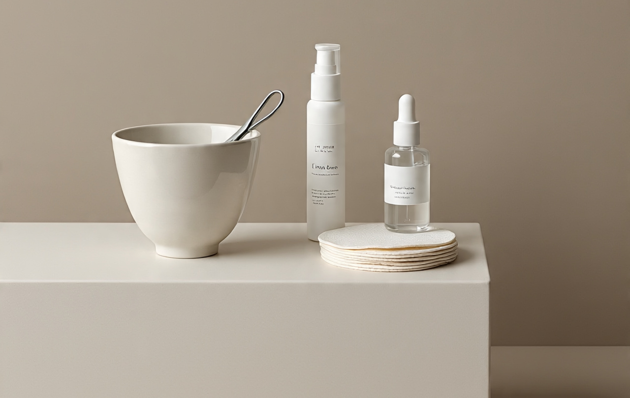 मिनिमल स्किनकेयर रूटीन के प्रोडक्ट्स