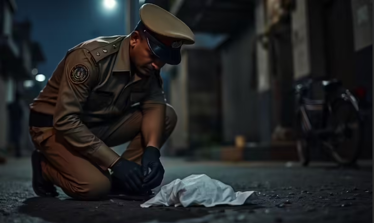 पटना में शिशु का कटा सिर मिलने की घटना स्थल