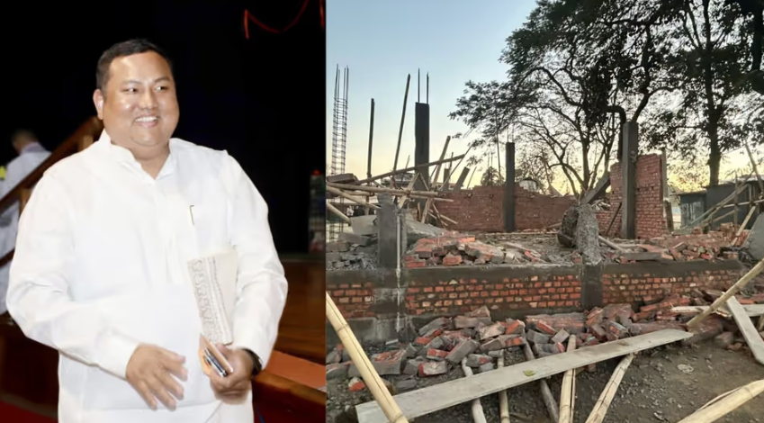 मणिपुर में भाजपा विधायक के खिलाफ स्कूल गिराने की एफआईआर