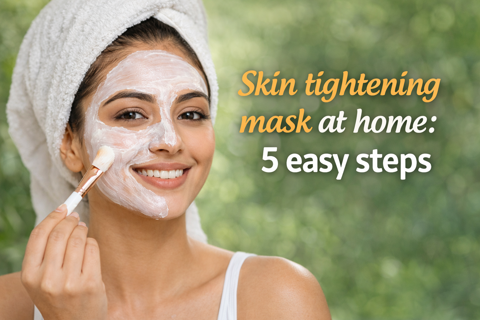 घर पर स्किन टाइटनिंग मास्क बनाने और लगाने का तरीका