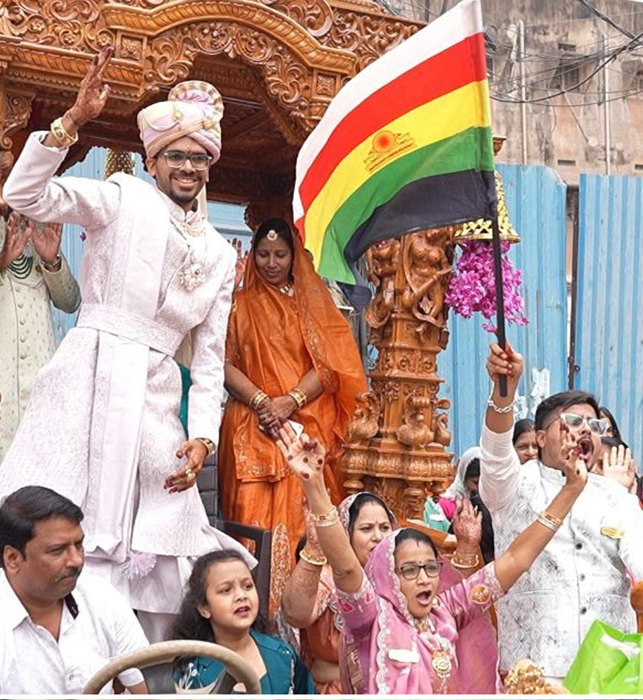 हैदराबाद में मुमुक्षु अक्ष कवाड़ का दीक्षा स्वागत समारोह