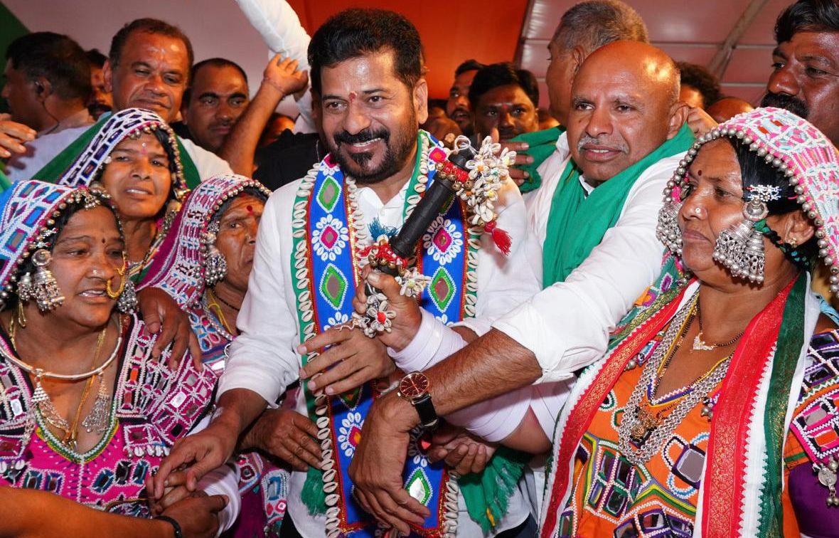 म्युनिसिपल चुनाव प्रचार में रेवंत रेड्डी की जनसभा