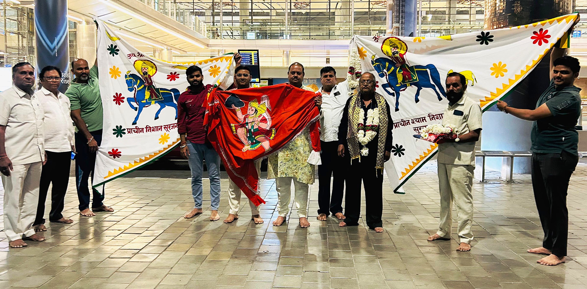 14वीं सूरजगढ़ श्री श्याम निशान यात्रा का भव्य दृश्य