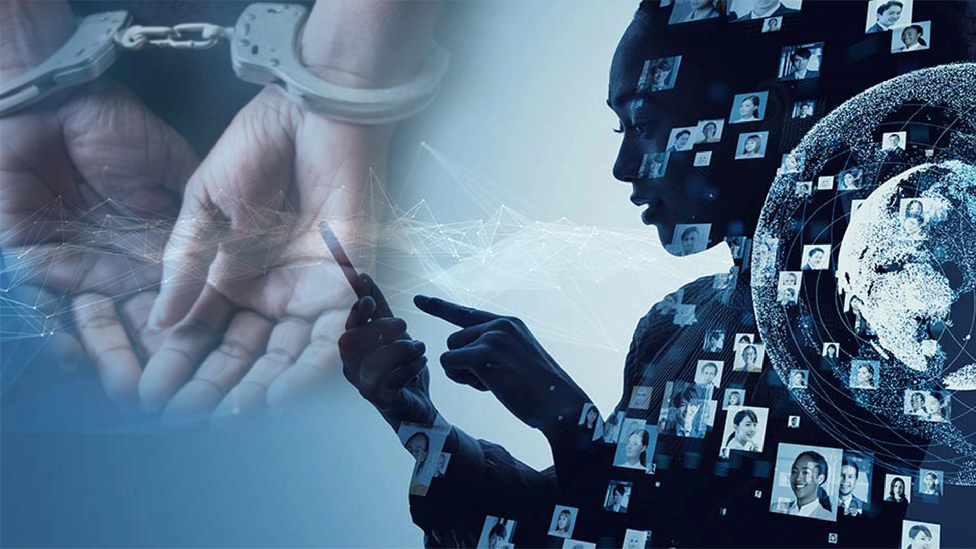 डिजिटल अरेस्ट फ्रॉड में गिरफ्तार साइबर ठगों का दृश्य