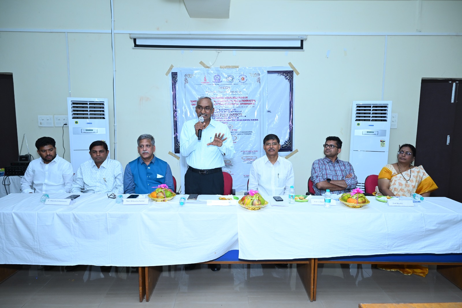 हैदराबाद: राष्ट्रीय सम्मेलन में प्रो. तिरुपति राव का मुख्य भाषण