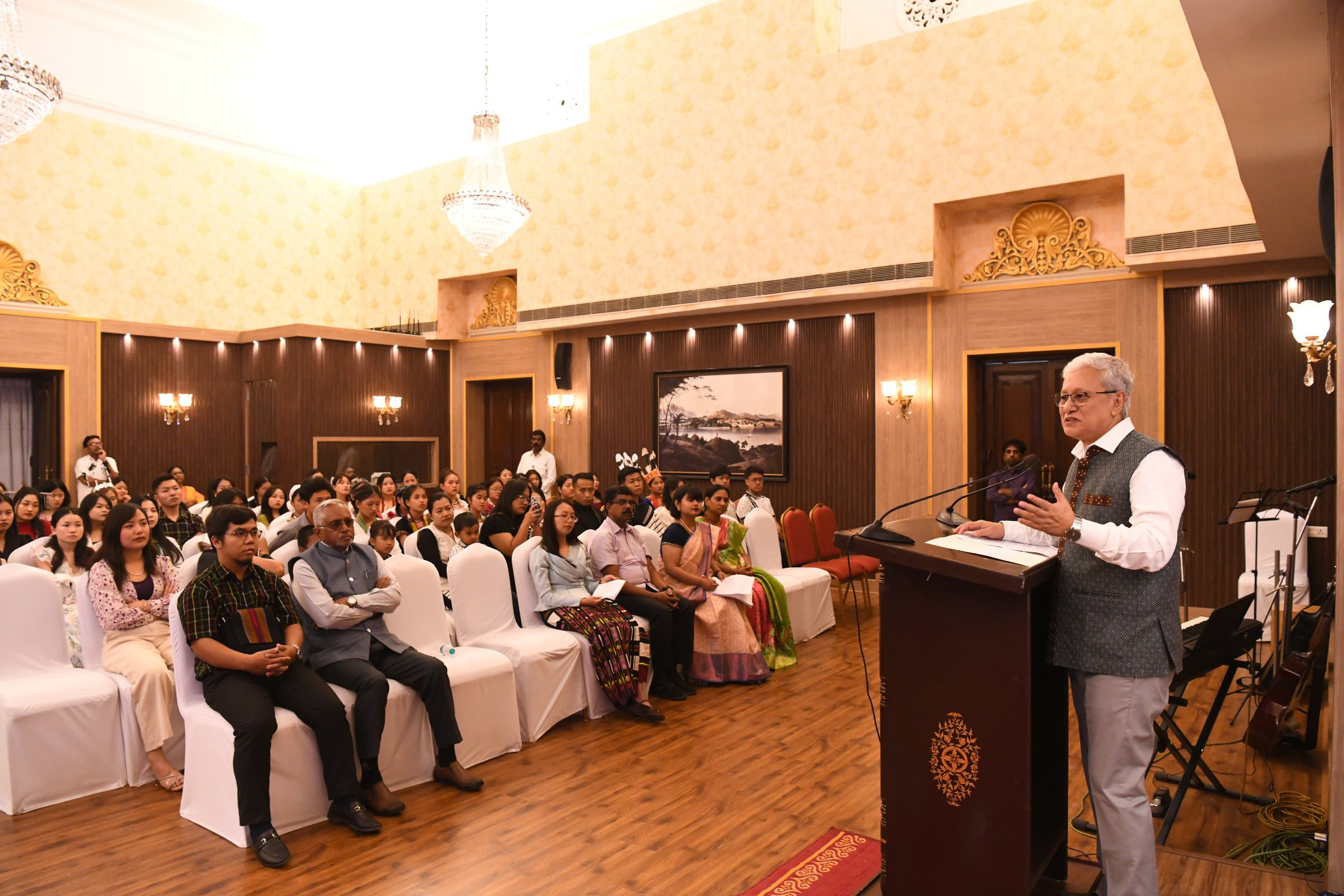 तेलंगाना में अरुणाचल प्रदेश व मिजोरम स्थापना दिवस समारोह