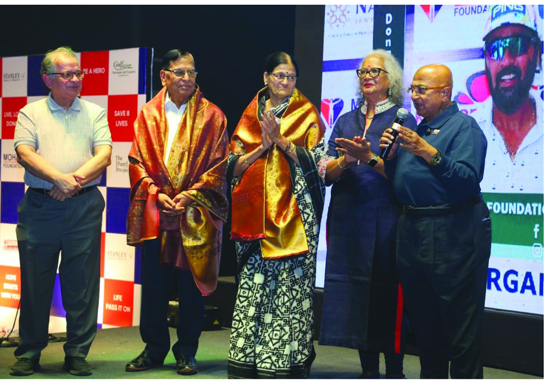 गोल्फ टूर्नामेंट में अंगदान के लिए जागरूकता कार्यक्रम