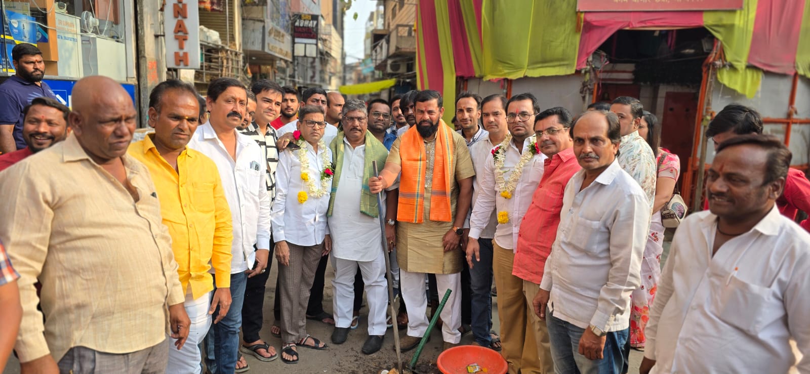 गनफाउंड्री विकास कार्यों का उद्घाटन करते टी. राजा सिंह