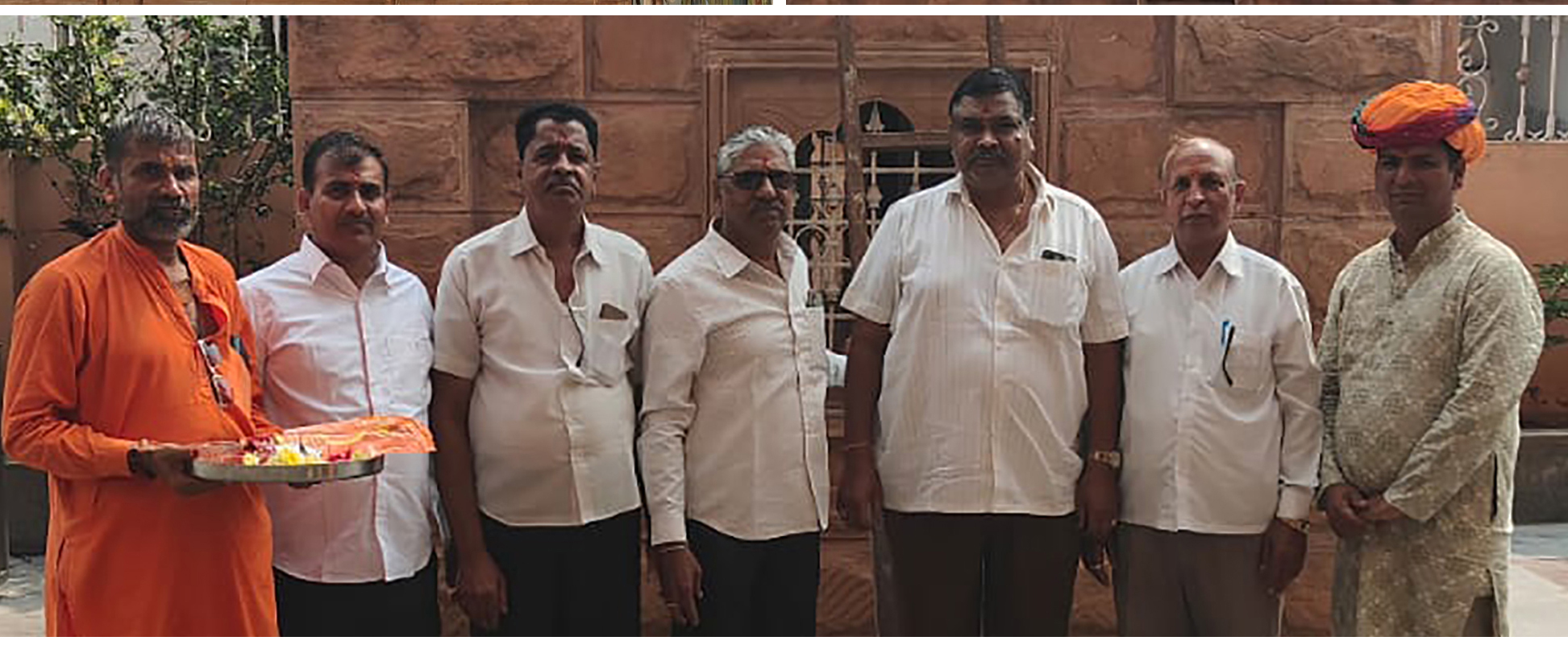 जीडिमेट्ला मंदिर में ध्वजारोहण के दौरान भक्तों का दृश्य