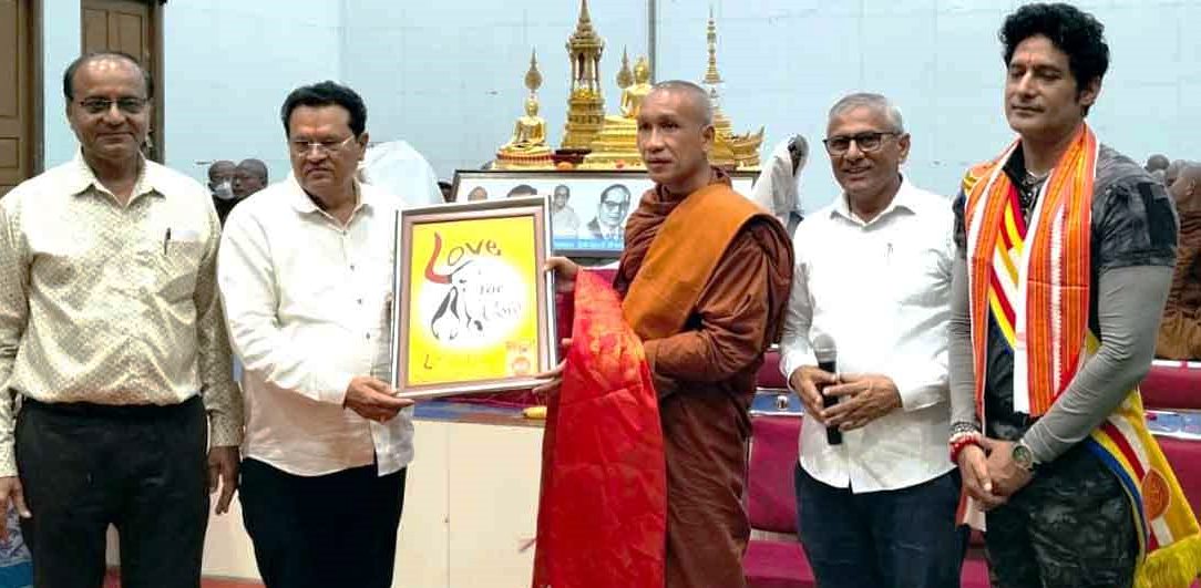 पाटीदार भवन में विश्व शांति यात्रा का स्वागत समारोह