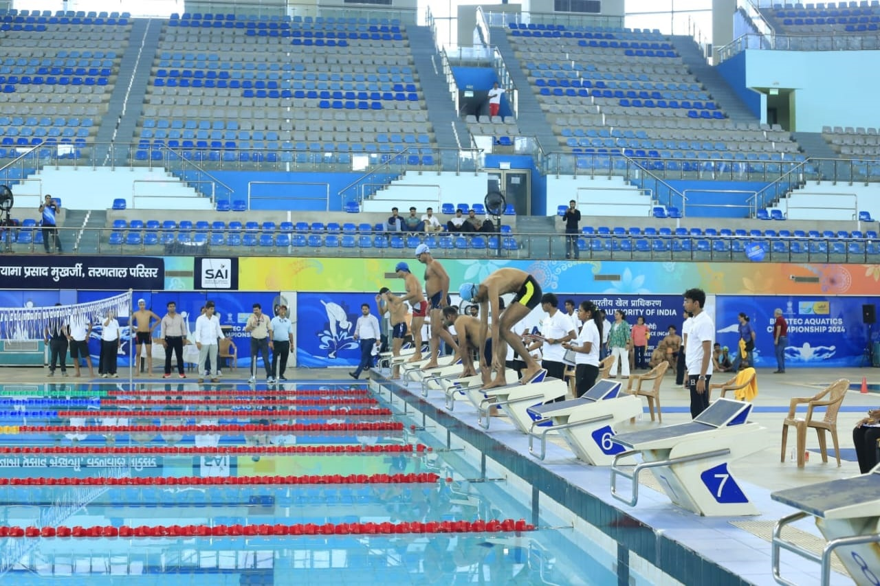 पैरा तैराकी कार्यशाला के उद्घाटन समारोह का दृश्य