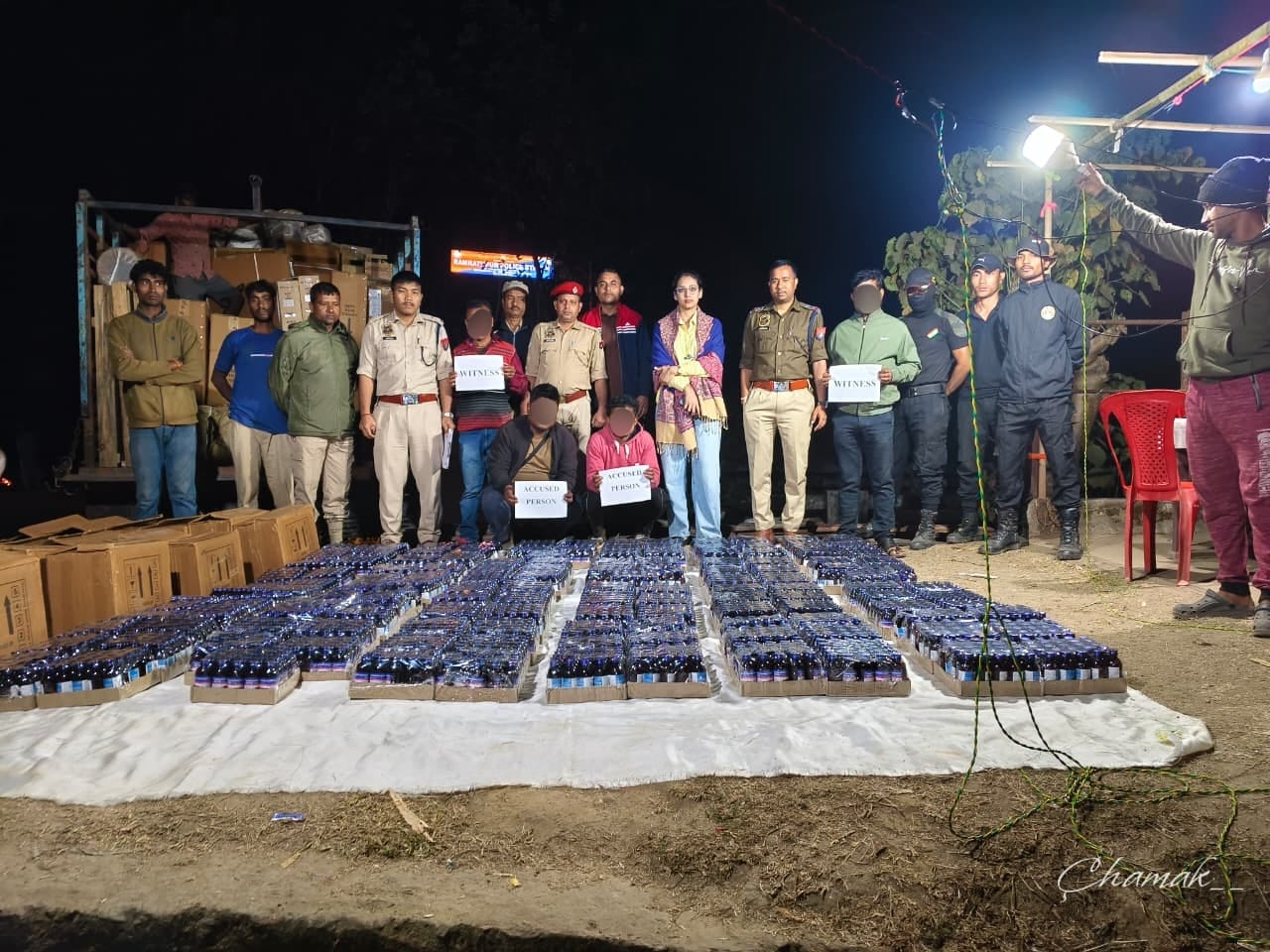 पुलिस द्वारा जब्त की गई याबा गोलियां