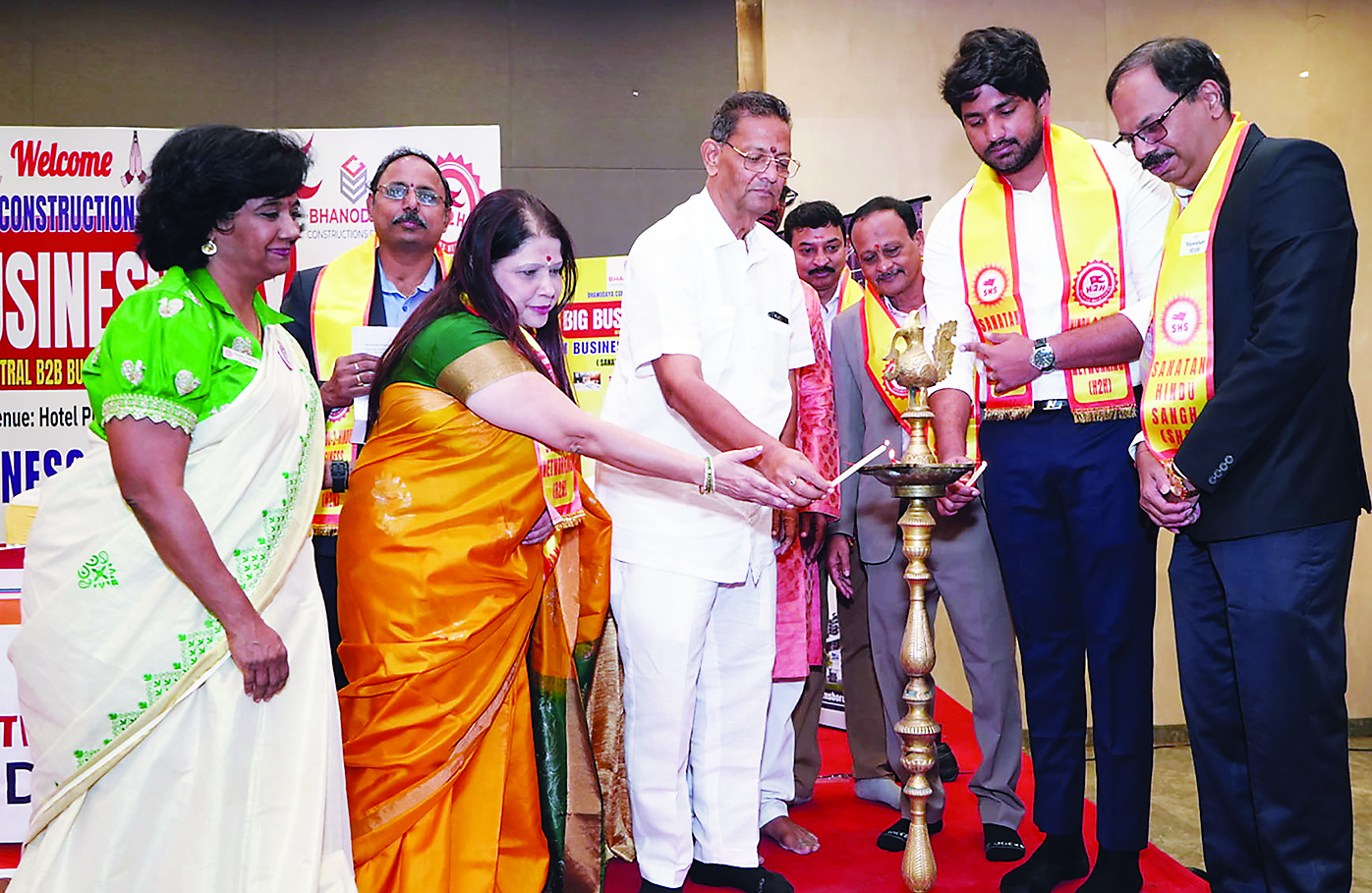 बेगमपेट में आयोजित मेगा बिजनेस डे मीट का दृश्य