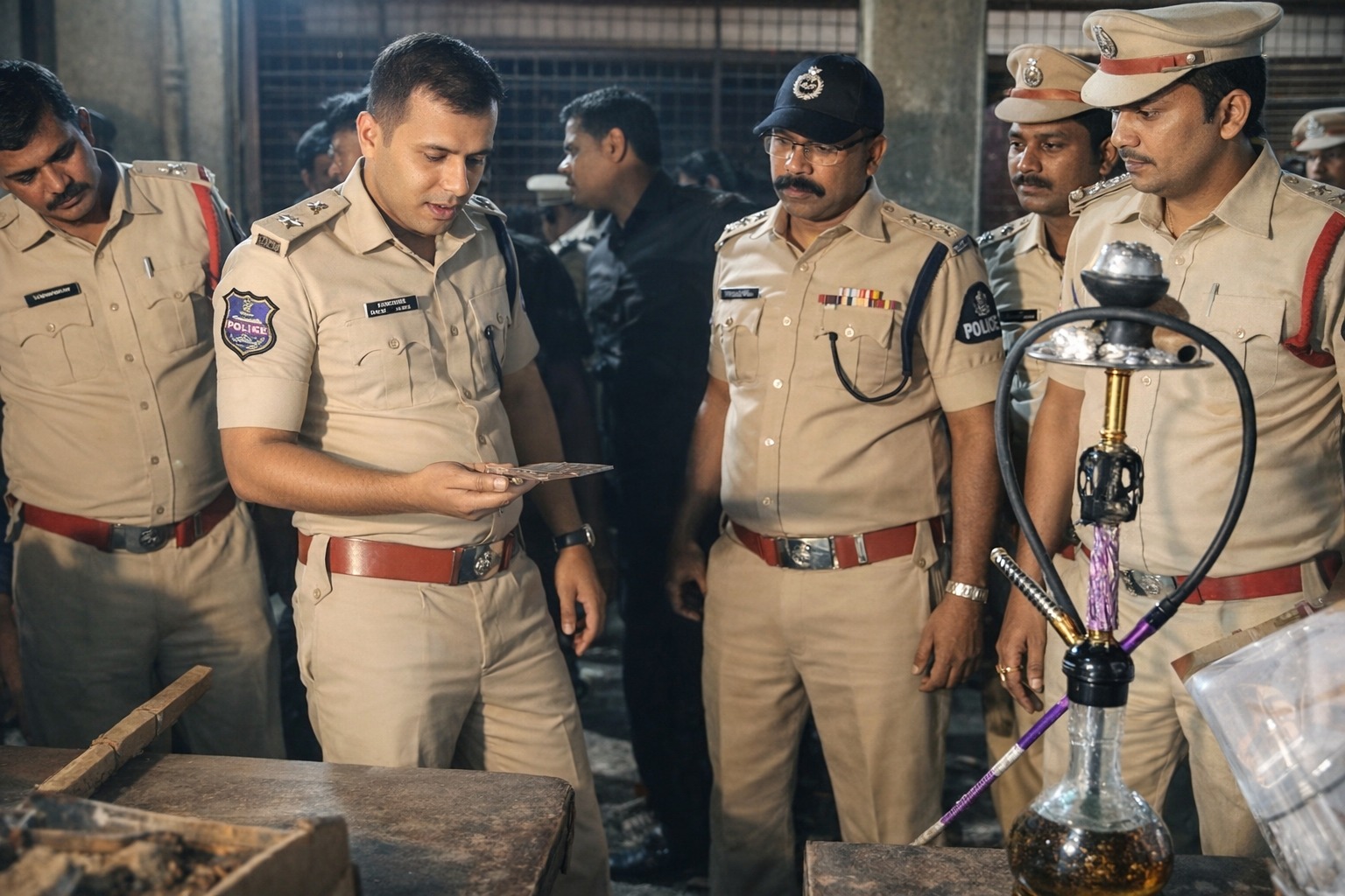 चारमीनार में पुलिस का कार्डन सर्च, वाहन जब्त