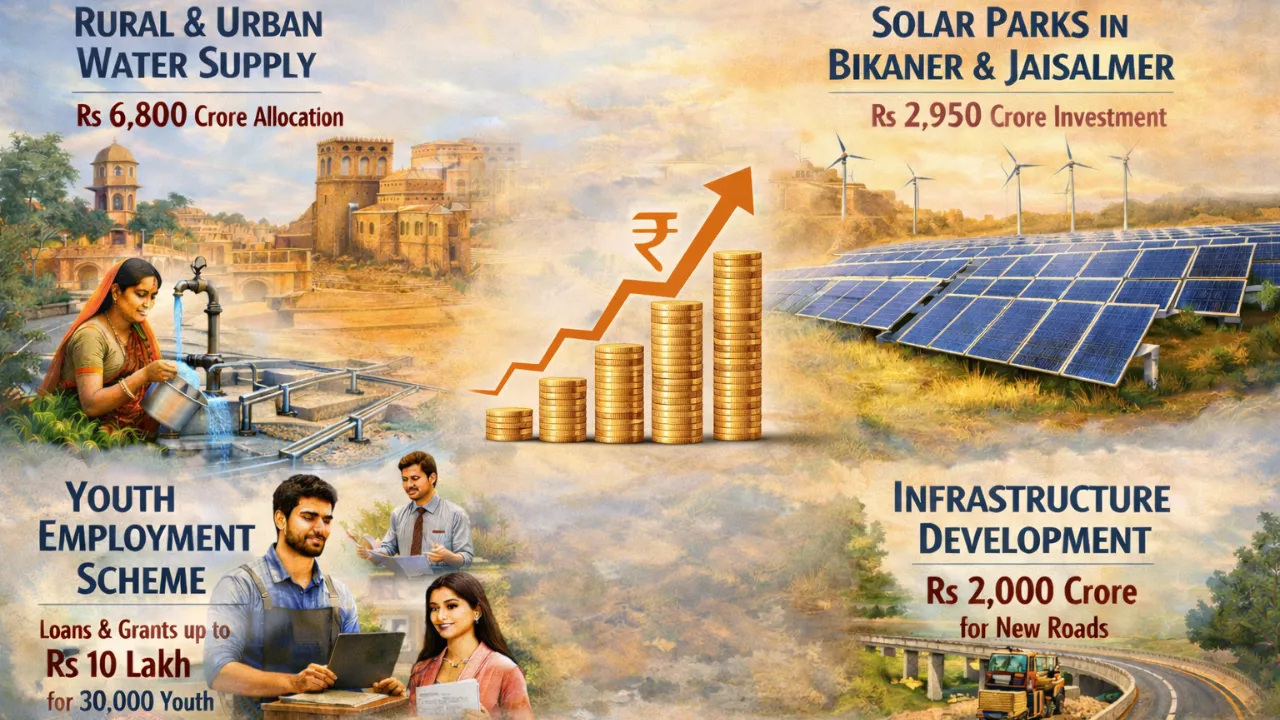 वित्त मंत्री दीया कुमारी राजस्थान बजट 2026 पेश करते हुए