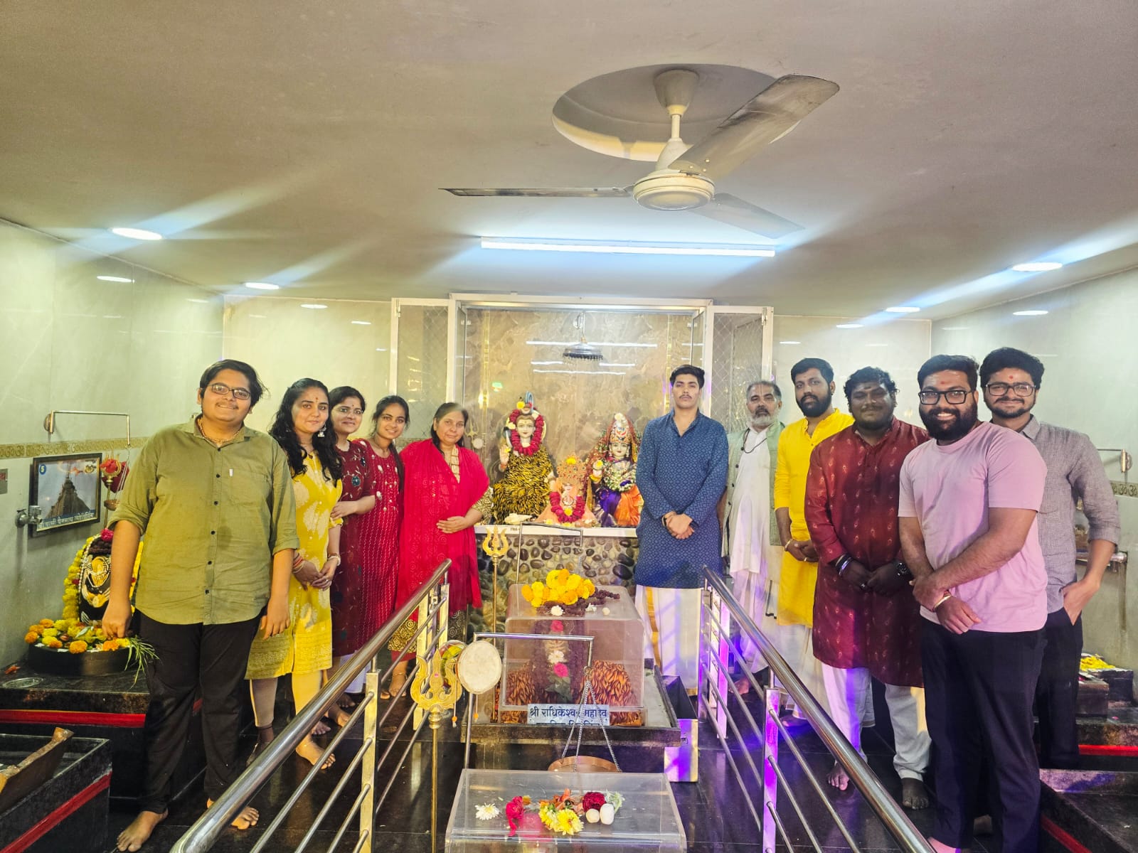 श्री अष्टसखी राधाकृष्ण मंदिर में महाशिवरात्रि उत्सव की झलक