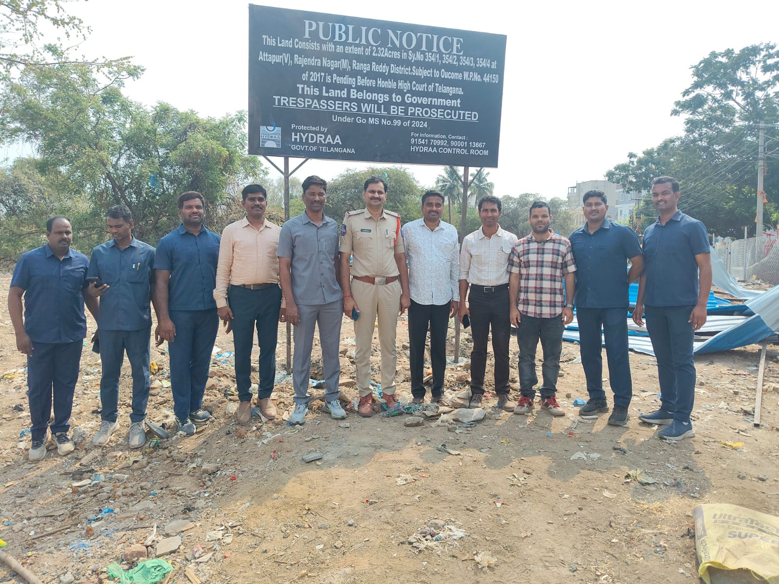 अत्तापुर में 2.34 एकड़ सरकारी जमीन अतिक्रमण मुक्त