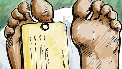 मुशीराबाद में पारिवारिक विवाद में हत्या का दृश्य