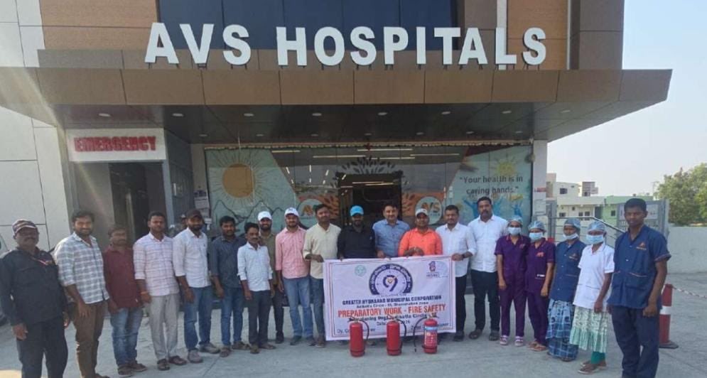 हैदराबाद: जीएचएमसी ने 252 भवनों की फायर सेफ्टी जांच की