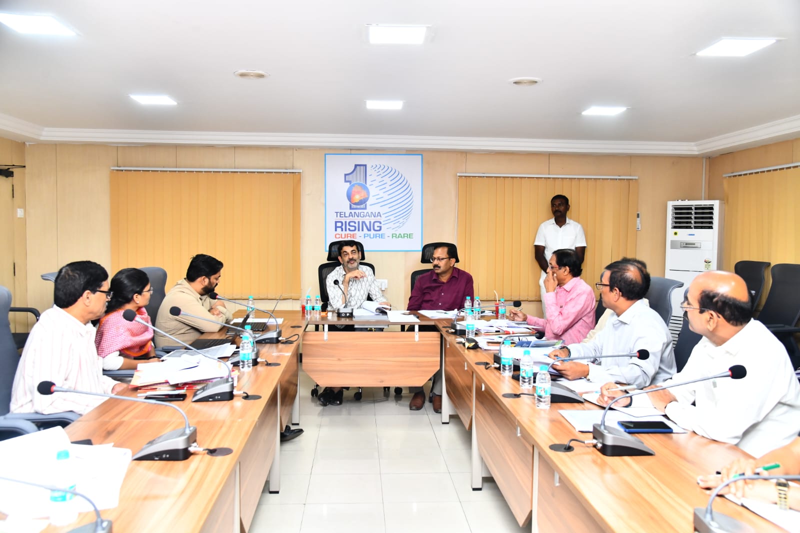 जीएचएमसी में 99 दिन की योजना पर समीक्षा बैठक