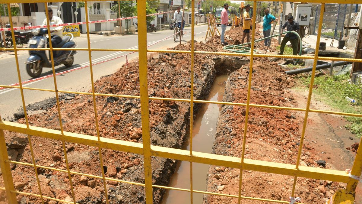 वरंगल जल निकासी परियोजना का प्रारूप चित्र