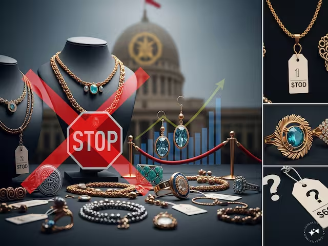 हीरे जड़े चांदी के आभूषण